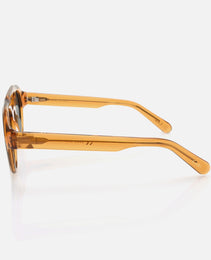 Aluinn Brown Acetate Frame Grey Lenses