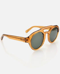 Aluinn Brown Acetate Frame Grey Lenses