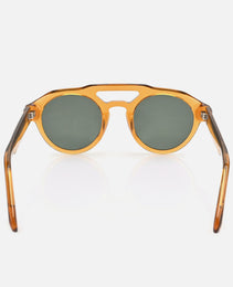 Aluinn Brown Acetate Frame Grey Lenses
