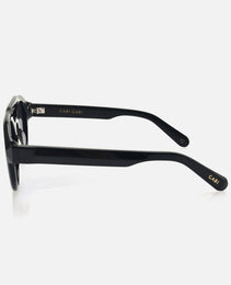 Aluinn Black Acetate Frame Gradient Grey Lenses